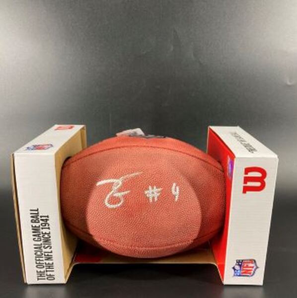 NFL - Ravens Zay Flowers Signed Authentic Football