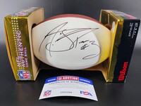 Ravens - Matt Stover Signed Panel Ball