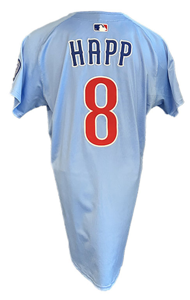 Ian Happ Game-Used Blues Alternate Jersey - 9th HR of Season