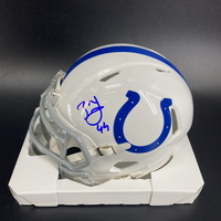 NFL - Colts Zaire Franklin Signed Mini Helmet