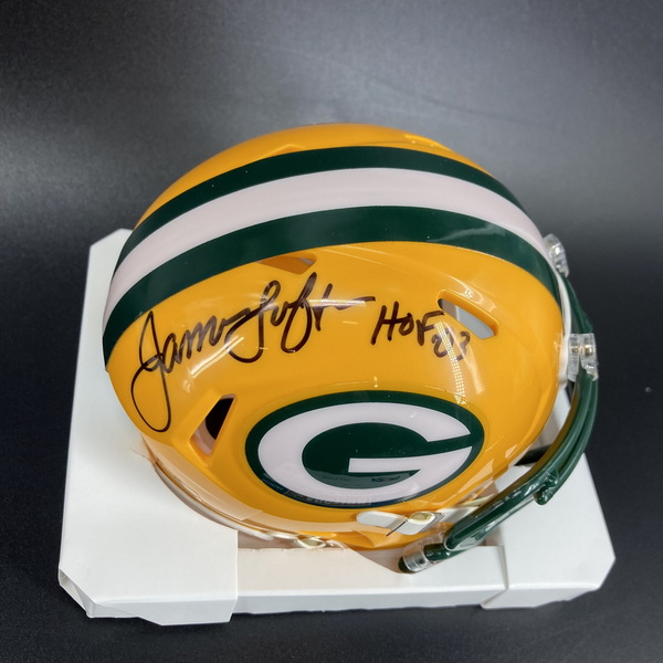 HOF - Packers James Lofton Signed Mini Helmet