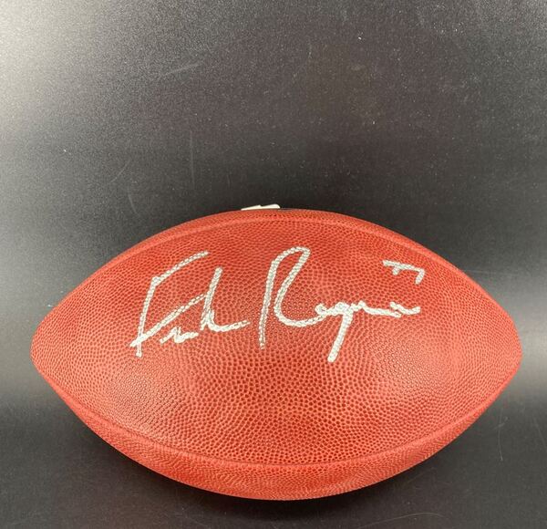 NFL - Lions Frank Ragnow Signed Authentic Football