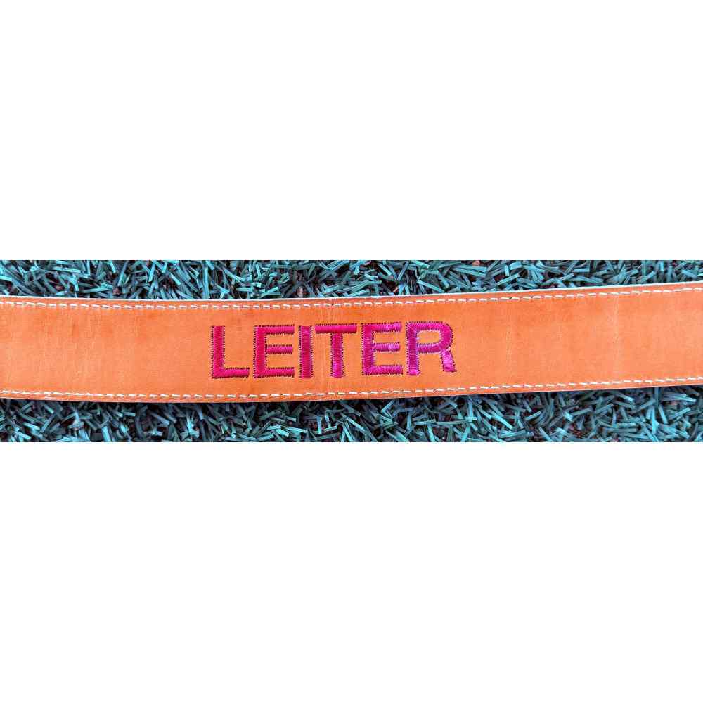 Jack Leiter #35 Team-Issued 2025 City Connect Leather Uniform Belt