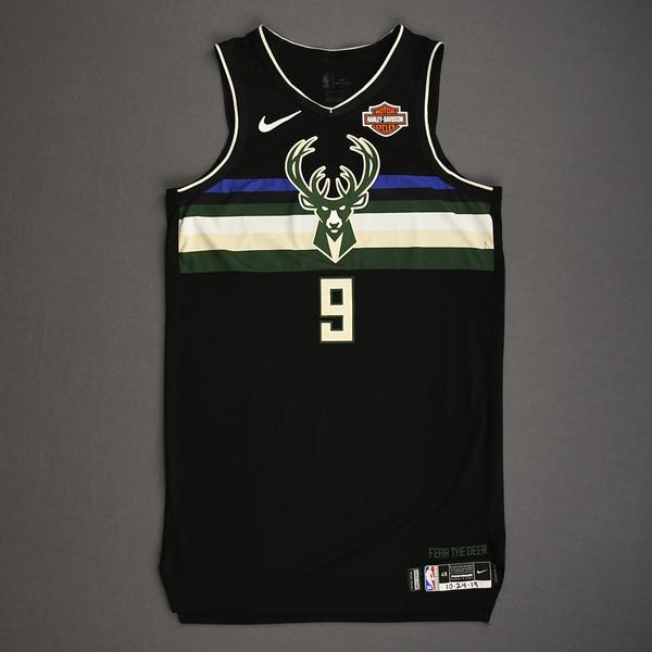 Image of Wesley Matthews - Milwaukee Bucks - Kia NBA Tip-Off 2019 - Game-Worn Statement Edition Jersey - Bucks' Debut
