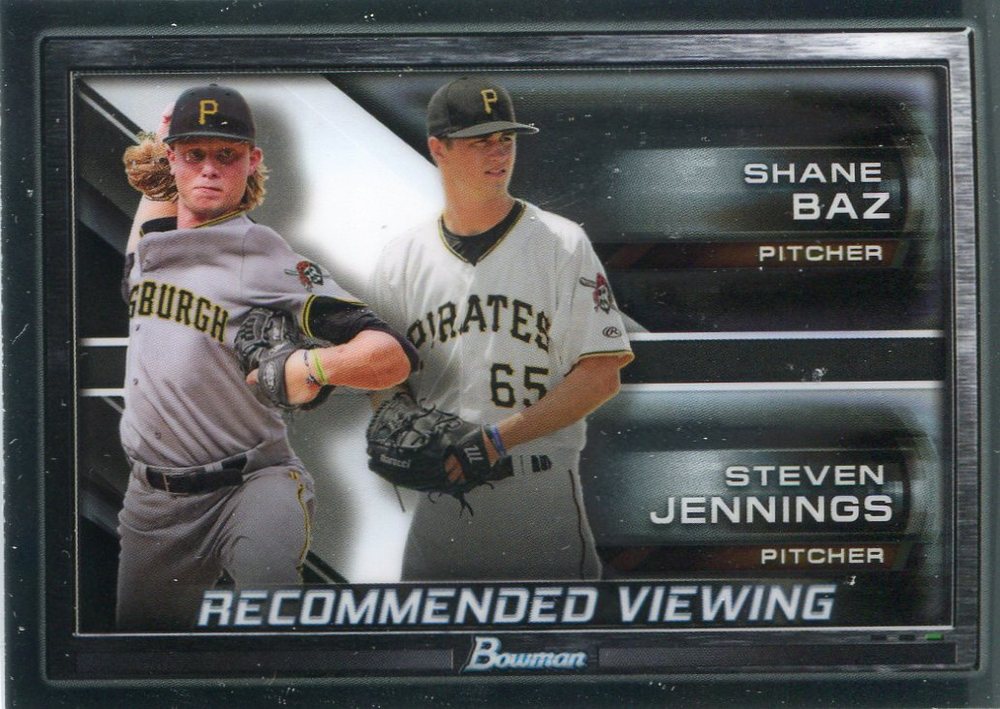 2017 Bowman Chrome Draft Recommended Viewing #RVPIT Steven Jennings/Shane Baz
