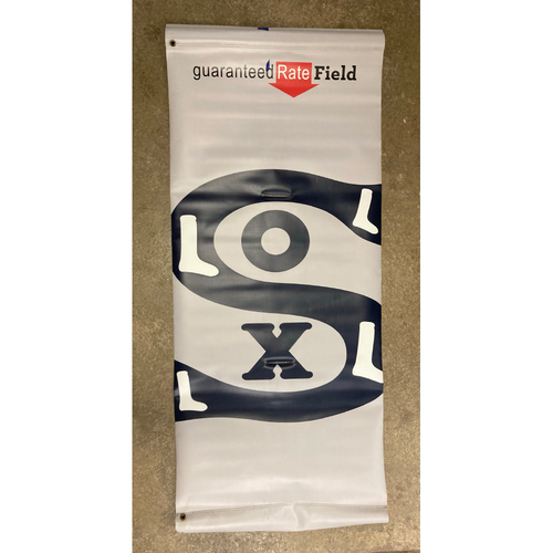 White Sox 1918 Road Logo Banner - NOT MLB Authenticated