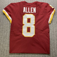 STS - WFT Kyle Allen Game Worn Jersey (11/8/2020) Size 42 W/ Bobby Mitch...