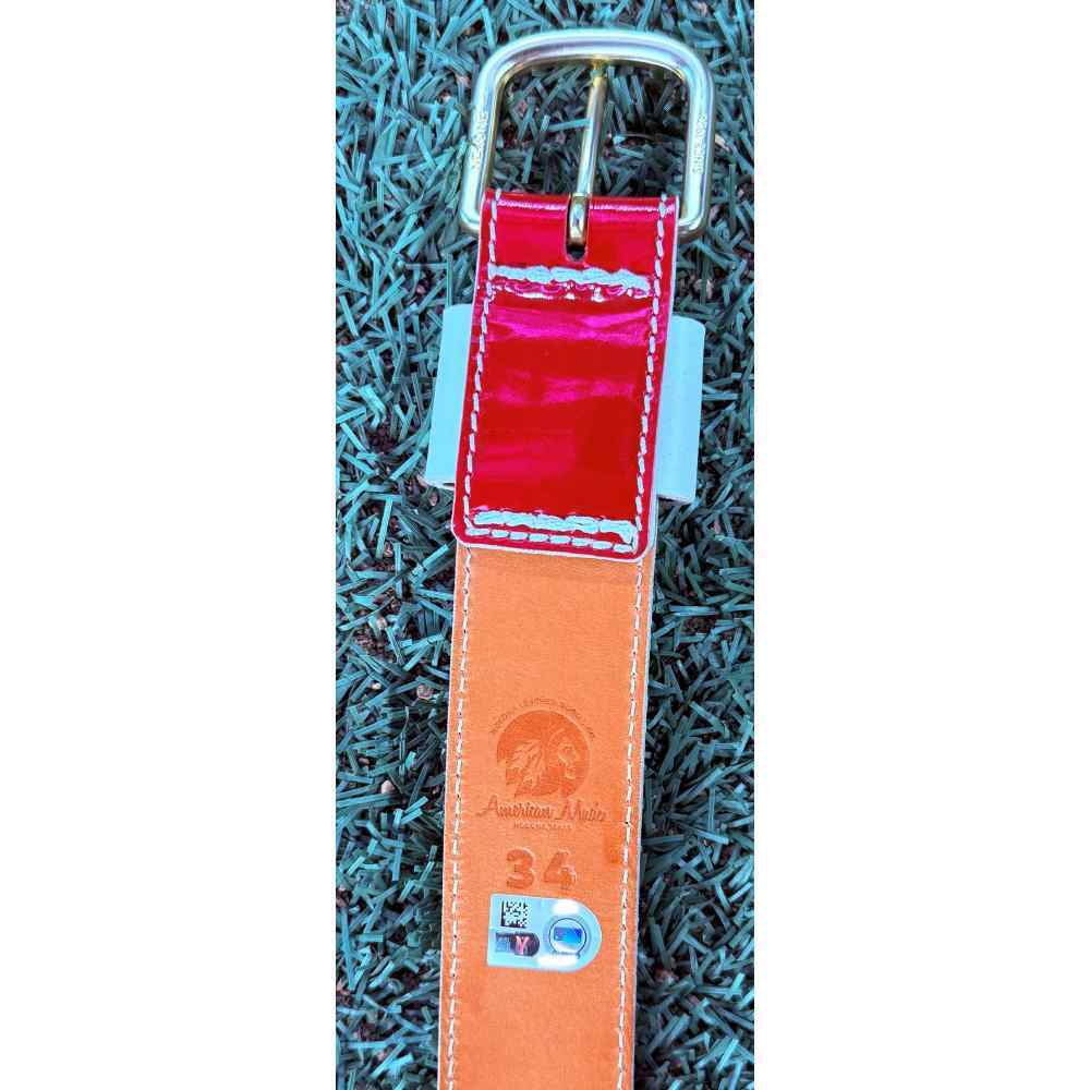 Jack Leiter #35 Team-Issued 2025 City Connect Leather Uniform Belt