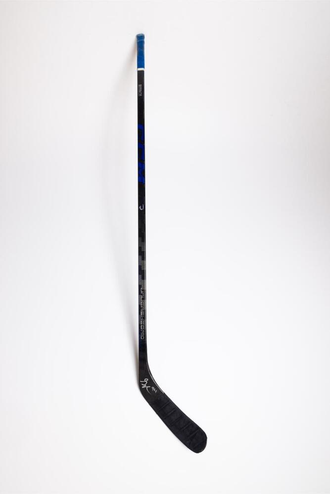 Signed and Game-Used CCM Stick by #94 Gabe Perreault - New York Rangers