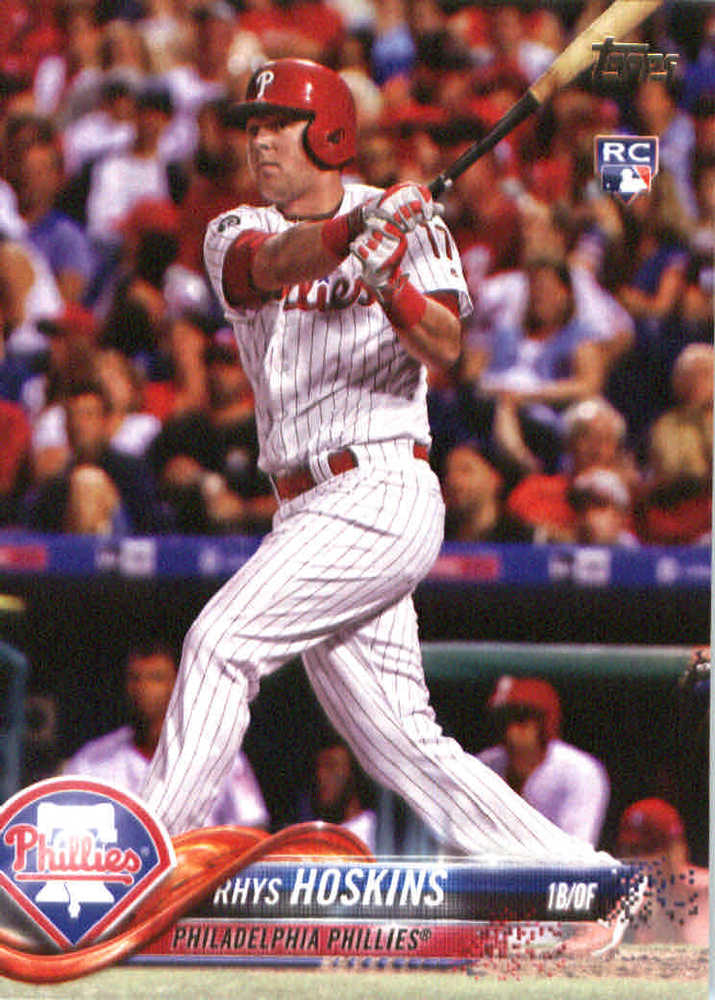 2018 Topps #259 Rhys Hoskins Rookie Card
