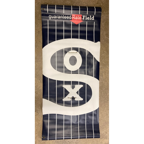 White Sox 1925 Road Logo Banner - NOT MLB Authenticated