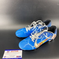 MCMC - Chargers Gabe Nabers Game Worn Custom Cleats 2021 Season