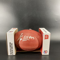 Red Cross - Commanders Jonathan Allen Signed Authentic Football