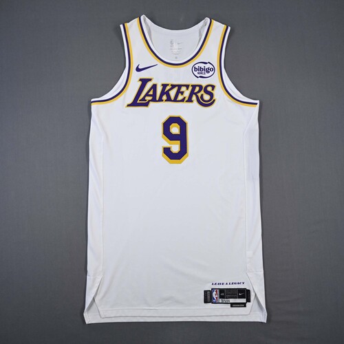 Image of James, Bronny - Los Angeles Lakers - Association Edition Jersey - Worn 3/1/2026 - 2025-26 NBA Season