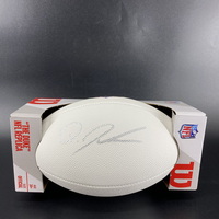 NFL - Rams Quindell Johnson Signed White Composite Football