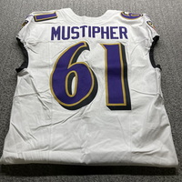 London Games - Ravens Sam Mustipher Game Worn Jersey (10/15/23) Size 46 ...