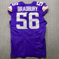 London Games - Vikings Garrett Bradury Game Used Jersey (10/6/2024) Size...