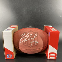 NFL - Cowboys Zach Martin Signed Authentic Football with Pro Bowl Logo