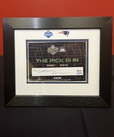 Will Campbell signed Draft Card -  First official autographed item as an...