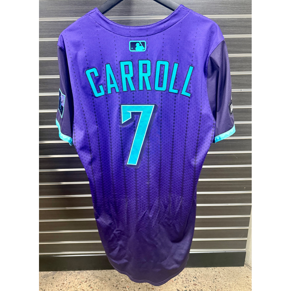 2025 Game Used Serpientes Jersey - Corbin Carroll - Used Across 5