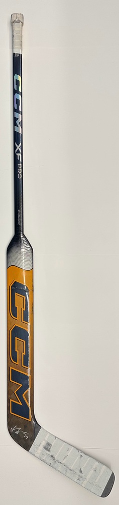 #74 Juuse Saros Game Used Stick - Autographed - Nashville Predators