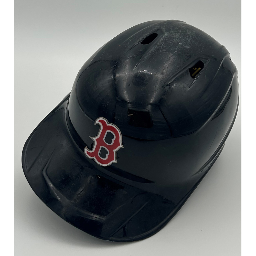 16 Boston Red Sox Team Issued Navy Batting Helmet, Size 7 3/8 Red