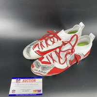 My Cause My Cleats - Saints Deonte Harris Signed Game Used Custom Cleats...