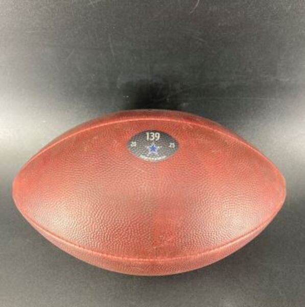 Crucial Catch - Cowboys Game Used Football (2025 Season) Individually Nu...