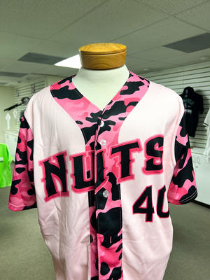 #47 Milkar Perez Game Issued & Autographed Breast Cancer Awareness Jersey