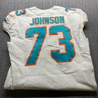 NFL - Dolphins Wesley Johnson Game Used Jersey 2018 Season Size 46