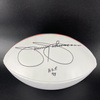 HOF - Cowboys Jimmy Johnson Signed Panel Ball With HOF 94 Inscription