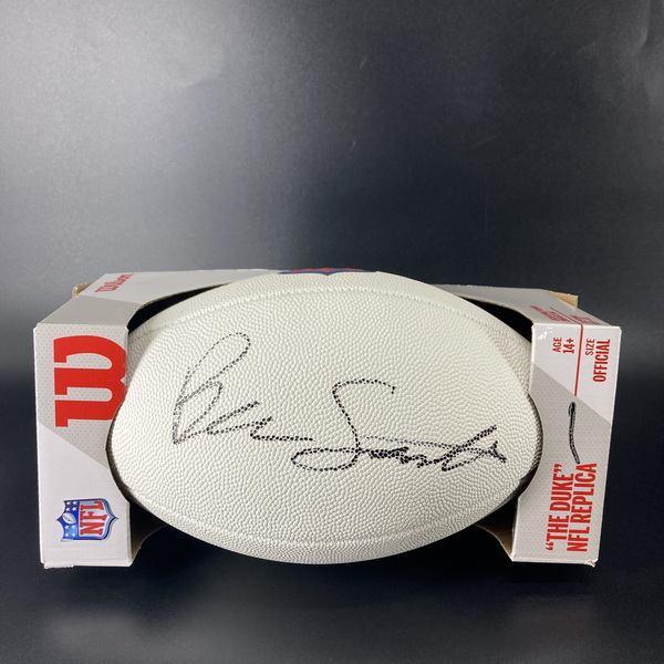NFL - Commanders Ben Sinnott Signed White Composite Football