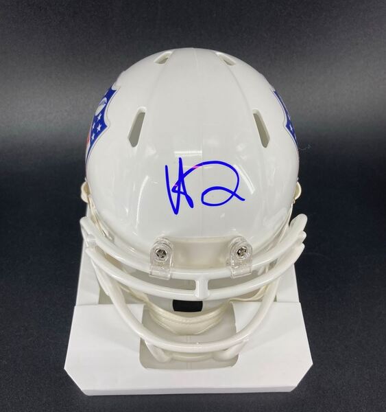 NFL - Titans Hassan Haskins Signed NFL Shield Mini Helmet