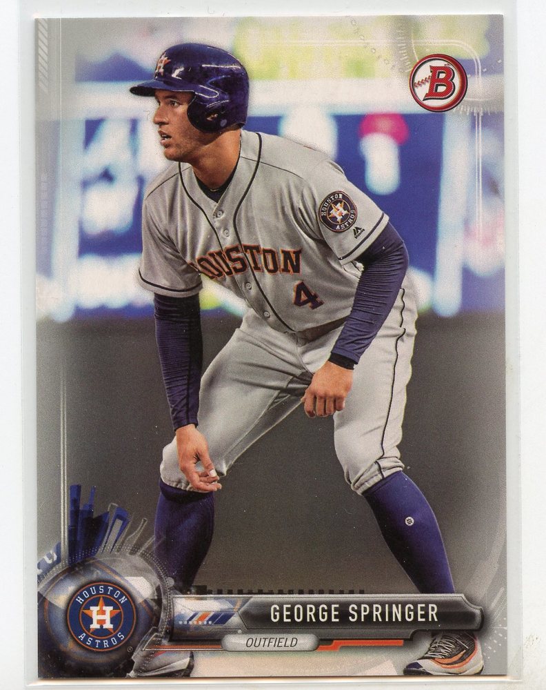 2017 Bowman Silver #87 George Springer 257/499
