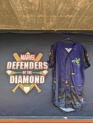 2023 Marvel Defenders of the Diamond Jersey: #12 Omar Hernandez - Size: 44