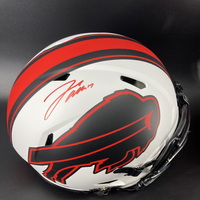 Bills - Josh Allen Signed Authentic Lunar Ecipse Helmet
