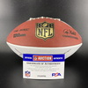 HOF - Cowboys Jimmy Johnson Signed Panel Ball With HOF 94 Inscription