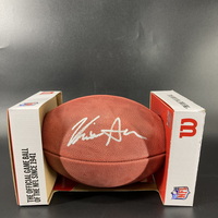 NFL - Commanders Kazmeir Allen Signed Authentic Football