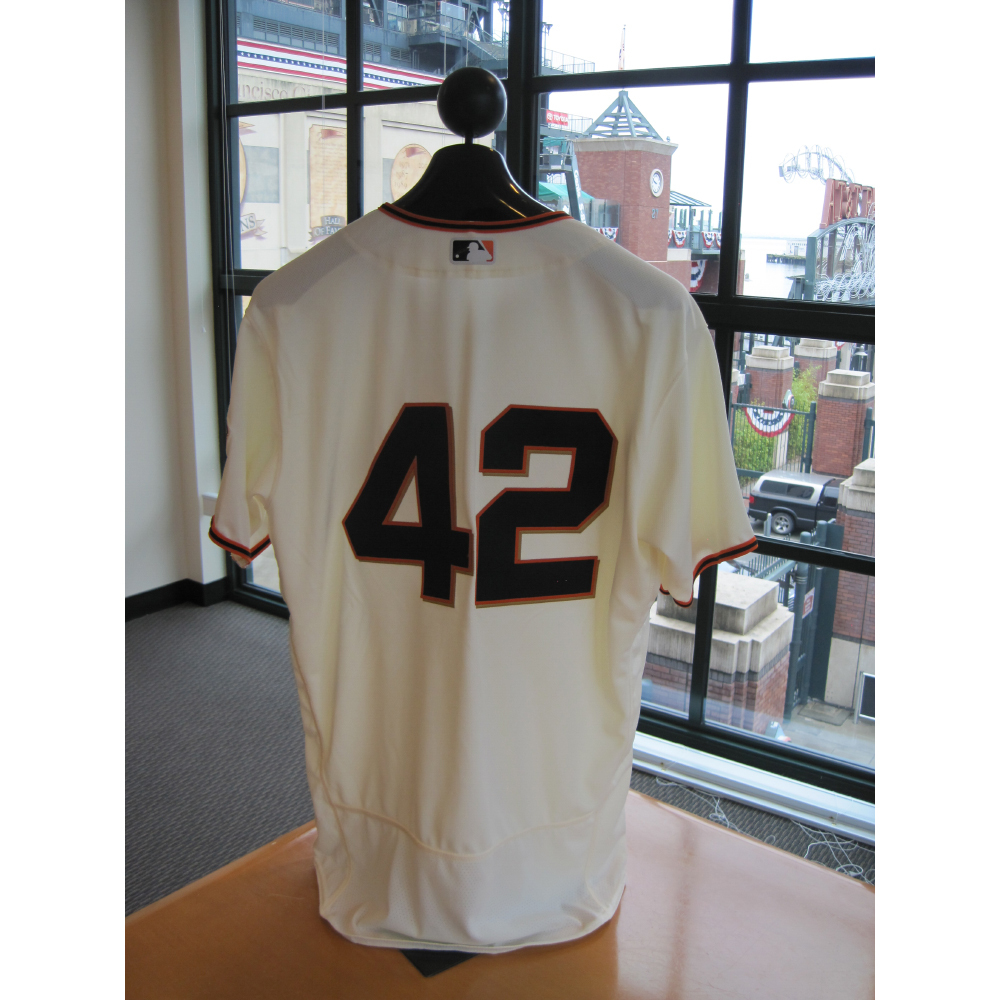 San Francisco Giants - Game Used - Jackie Robinson Day #42 Jersey