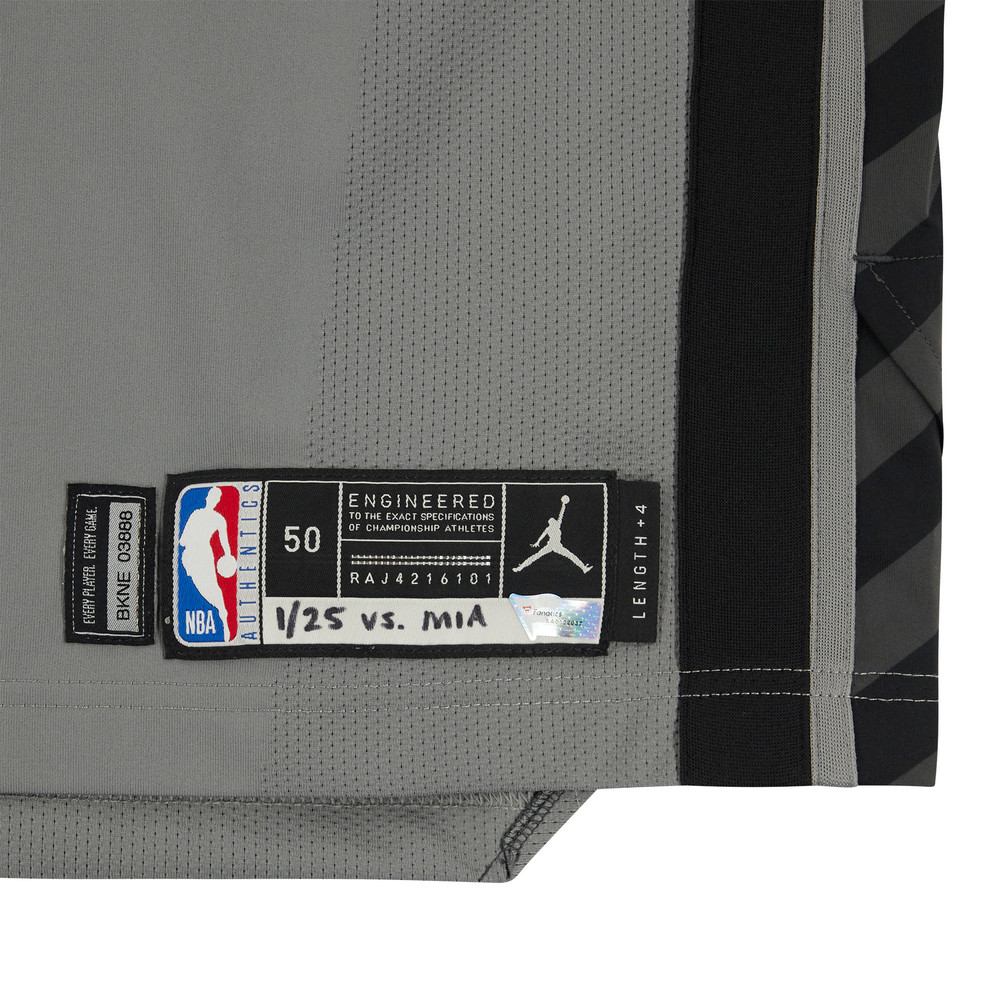 James Harden Brooklyn Nets GameUsed Jordan Brand 13 Statement Jersey