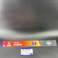 NFL - Jets Justin Hardee 2023 Pro Bowl Games Nameplate Special Edition 1...
