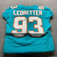NFL - Dolphins Jonathan Ledbetter Game Used Jersey Size 48 (Washed by Eq...