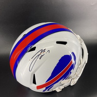 Bills - Josh Allen Signed Replica Speed Helmet