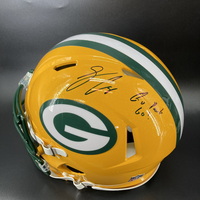 NFL - Packers Sean Clifford Signed Authentic Speed Helmet