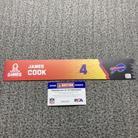 NFL - Bills James Cook 2024 Pro Bowl Games Nameplate 1 of 1