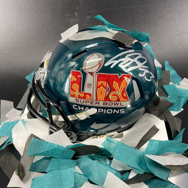 Eagles - Cooper DeJean Signed Commemorative Super Bowl LIX Mini Helmet W...