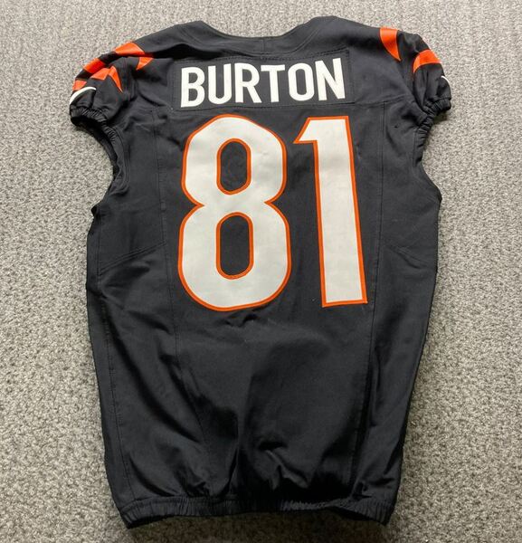 Crucial Catch - Bengals Jermaine Burton Game Used Jersey (10/6/2024) Siz...