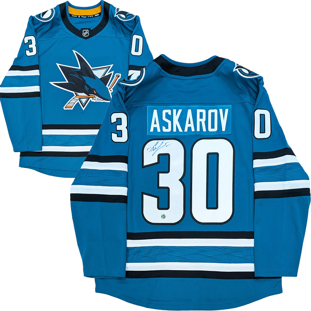 Yaroslav Askarov Autographed San Jose Sharks Jersey