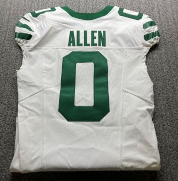 Crucial Catch - Jets Braelon Allen Game Worn Jersey (08/16/2025) Size 42...