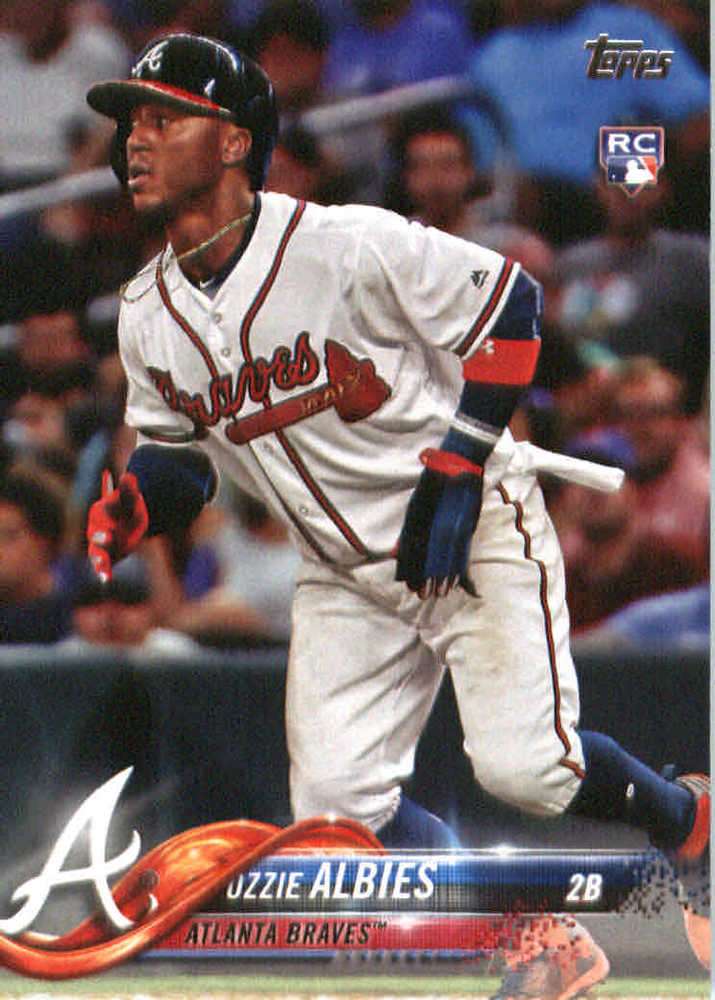 2018 Topps #276 Ozzie Albies Rookie Card